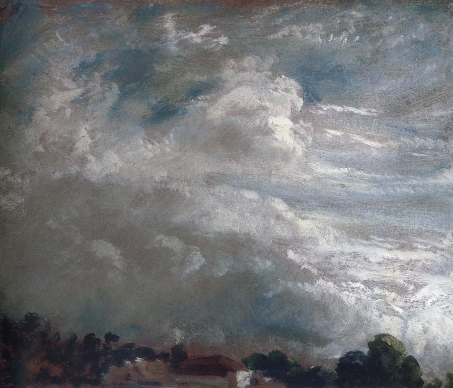 Cloud study,horizon of trees 27 September 1821